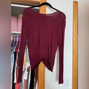 Hollister open back top, size XS